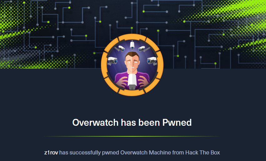 Overwatch HTB cover